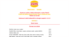 Desktop Screenshot of gepard-burger.cz